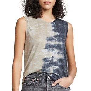 Raquel Allegra Tie dye muscle Tank in Caves Tie dye-size 2/M